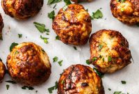 Crispy Air Fryer Chicken Meatballs