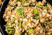 Emerald Green Curry Fried Rice
