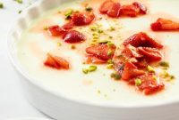Velvety Strawberry Panna Cotta