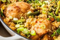 Effortless One Pan Chicken and Rice Dinner