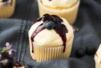 Zesty Lemon Blueberry Cupcakes with Tangy Cream Cheese Frosting