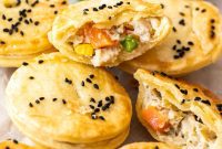 Savory Chicken Pot Pie Bites