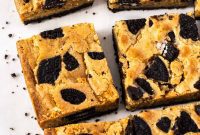 Decadent Oreo-Studded Blondies