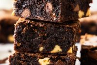 Luxe Triple Chocolate Brownies