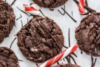 Peppermint Bark Chocolate Cookies