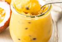 Vibrant Homemade Passionfruit Curd