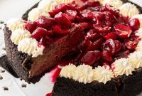 Velvet Black Forest Cheesecake