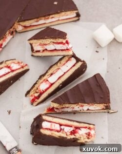 This Giant Homemade Wagon Wheel Biscuit is just like the wagon wheels you grew up with but bigger. A delicious combination of biscuit, marshmallow and raspberry jam all smothered in dark chocolate.